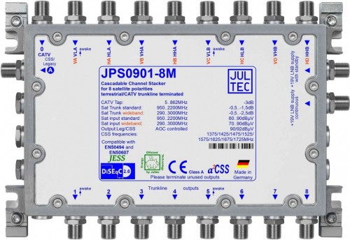 Jultec JPS0901-8M im neuen Gehäuse