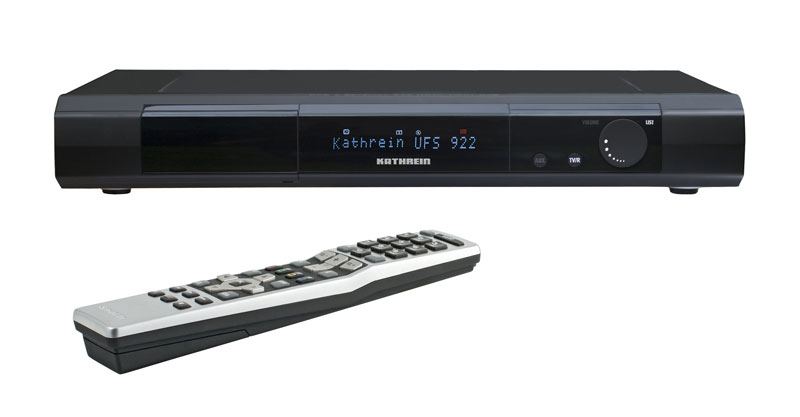 Kathrein UFS 922 HDTV-Twinreceiver mit Festplatte 500GB