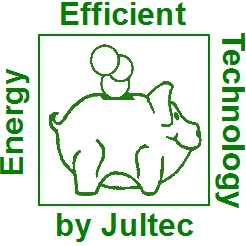 Jultec Energiesparlogo Grün