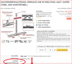 Dachsparrenhalterung_Herkules_E48-90_Edelstahl_Mastdurchführung