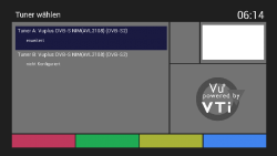 VU-Plus Tuner-Einstellungen