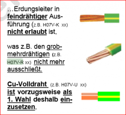 Erklärung Erdungskabel